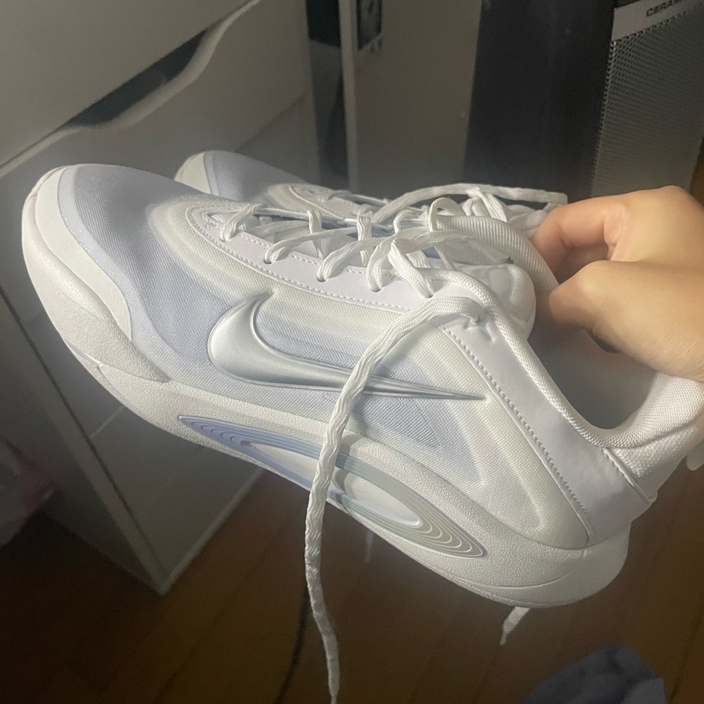 Nike Aja Wilson A’one basketball shoes in Pearl